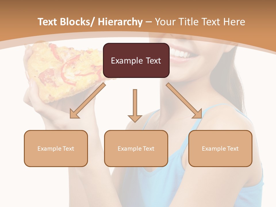 Head Shot Girl Health PowerPoint Template