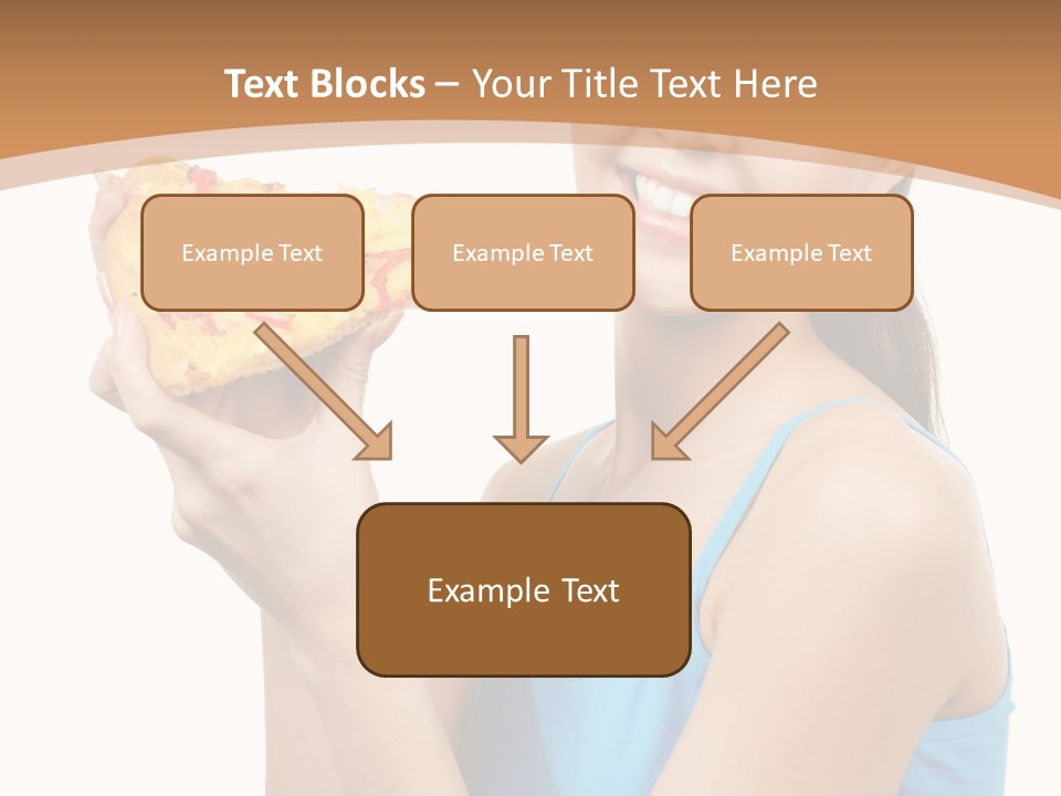 Head Shot Girl Health PowerPoint Template