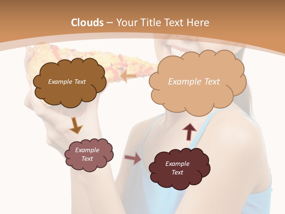 Head Shot Girl Health PowerPoint Template