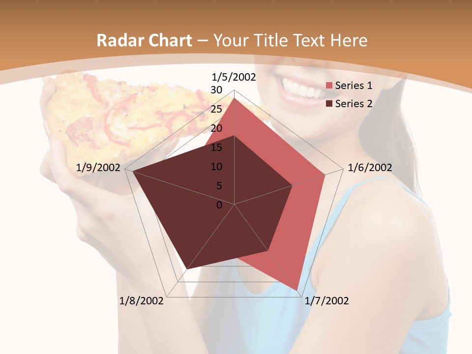 Head Shot Girl Health PowerPoint Template
