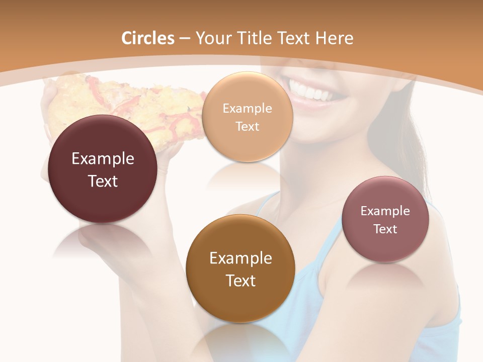 Head Shot Girl Health PowerPoint Template