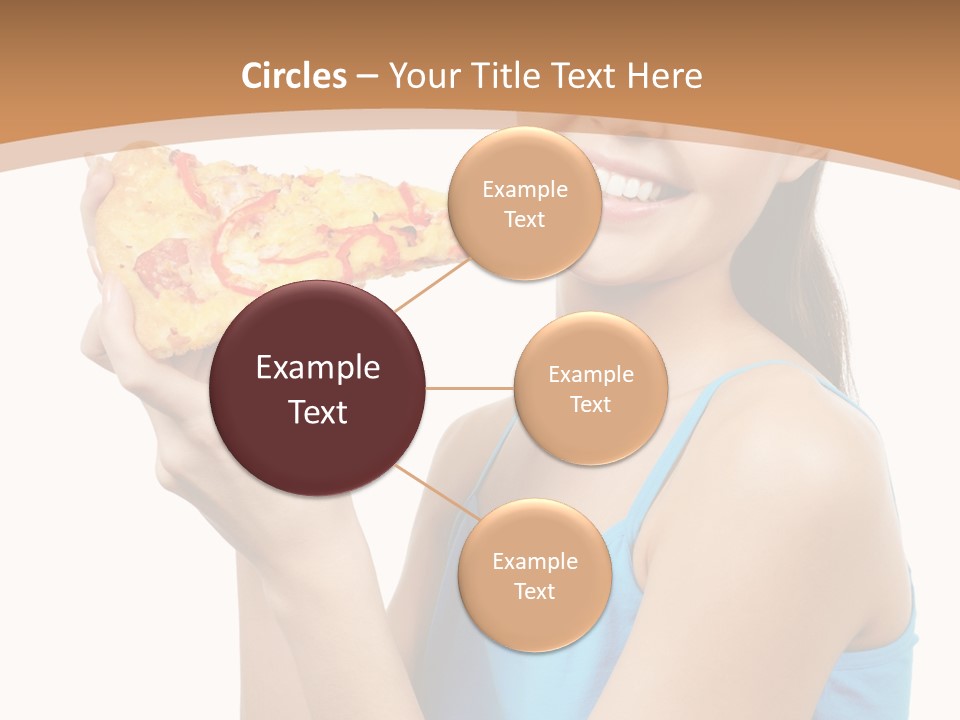 Head Shot Girl Health PowerPoint Template