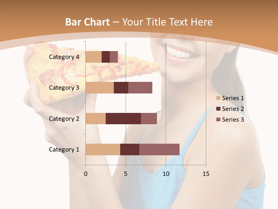 Head Shot Girl Health PowerPoint Template