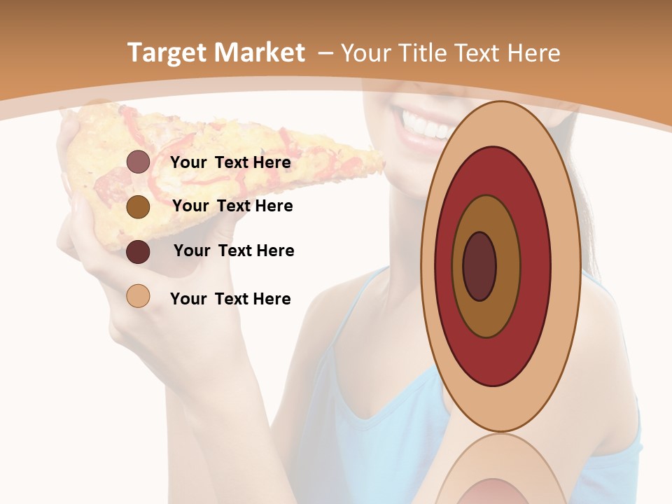 Head Shot Girl Health PowerPoint Template