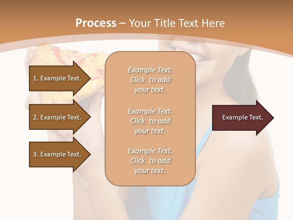 Head Shot Girl Health PowerPoint Template