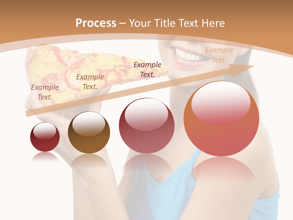 Head Shot Girl Health PowerPoint Template