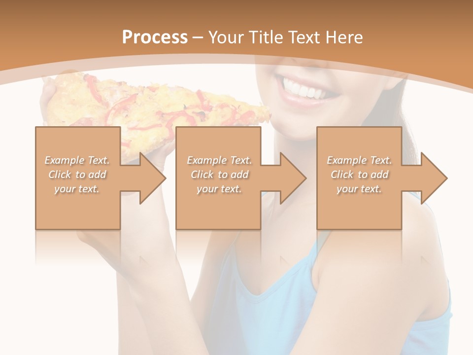 Head Shot Girl Health PowerPoint Template