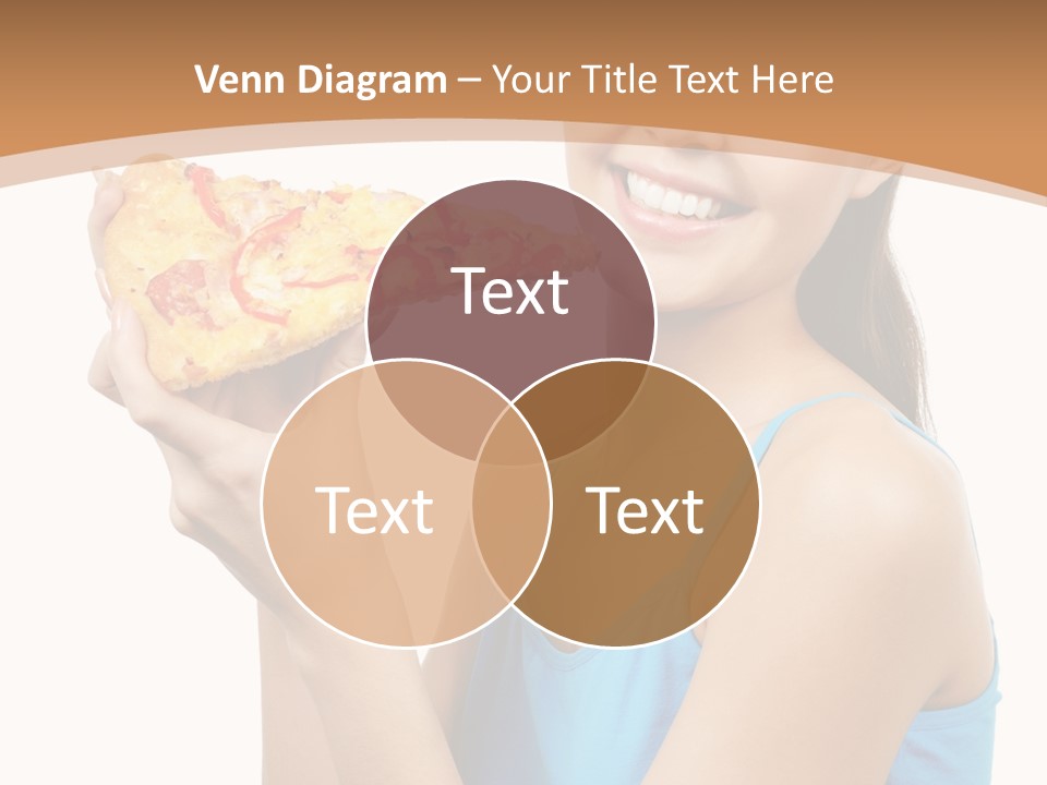 Head Shot Girl Health PowerPoint Template