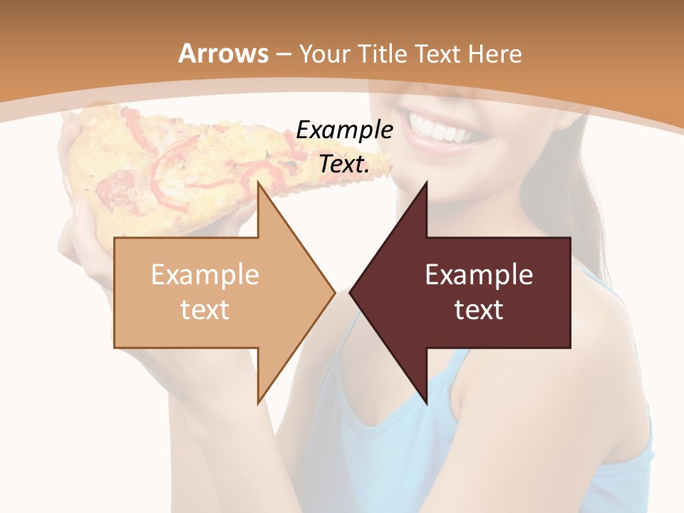 Head Shot Girl Health PowerPoint Template