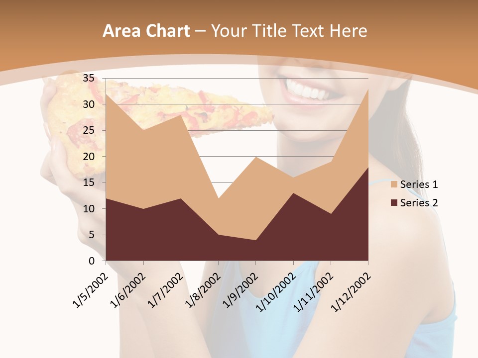 Head Shot Girl Health PowerPoint Template
