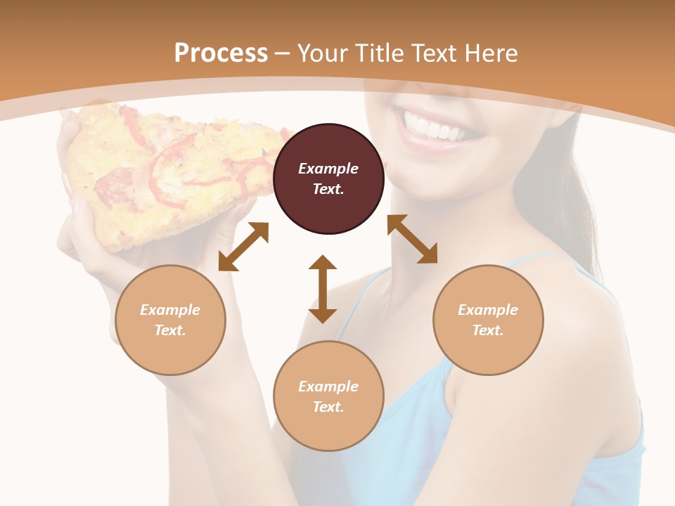 Head Shot Girl Health PowerPoint Template