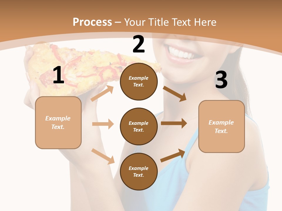 Head Shot Girl Health PowerPoint Template