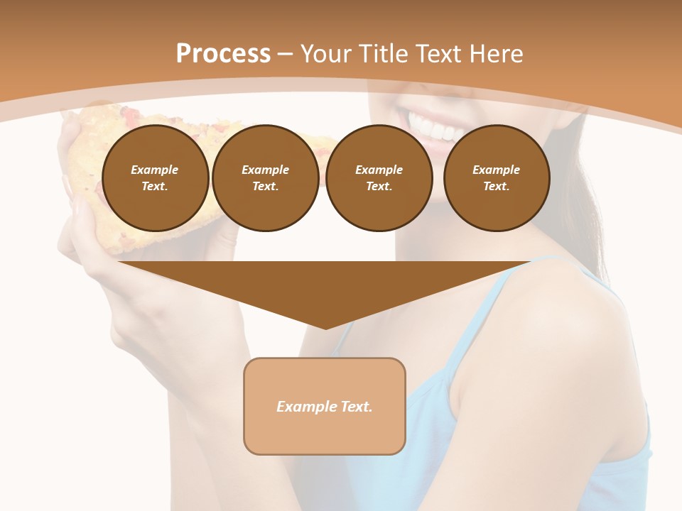 Head Shot Girl Health PowerPoint Template