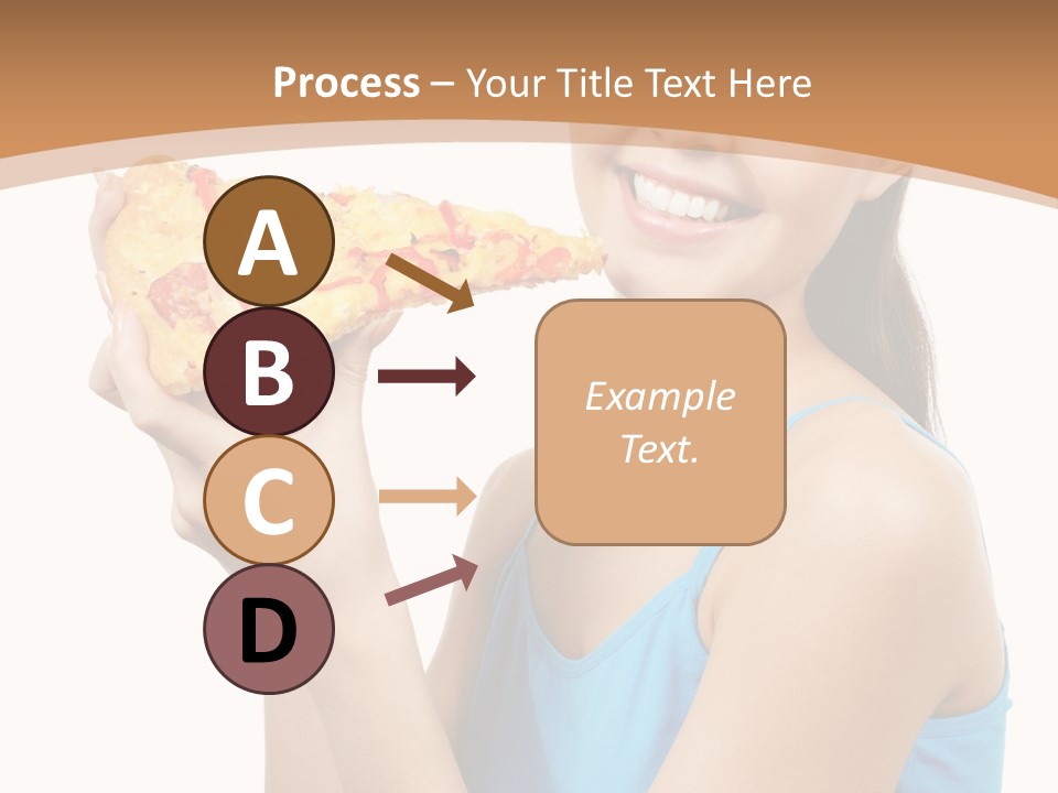 Head Shot Girl Health PowerPoint Template