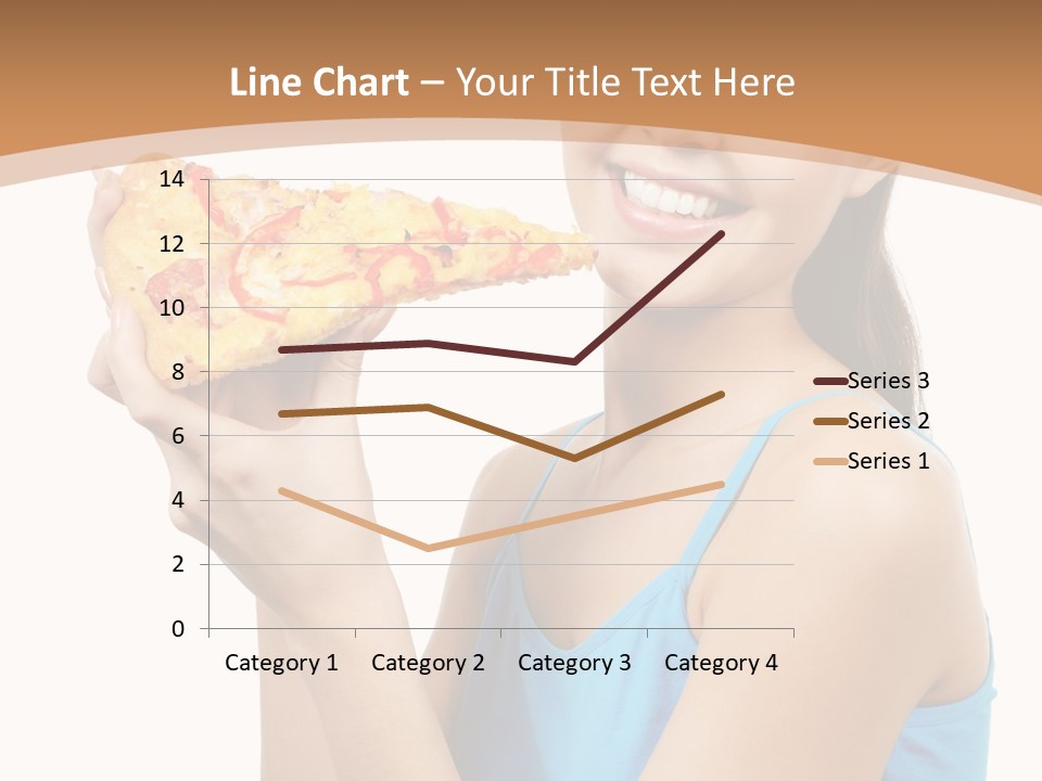 Head Shot Girl Health PowerPoint Template