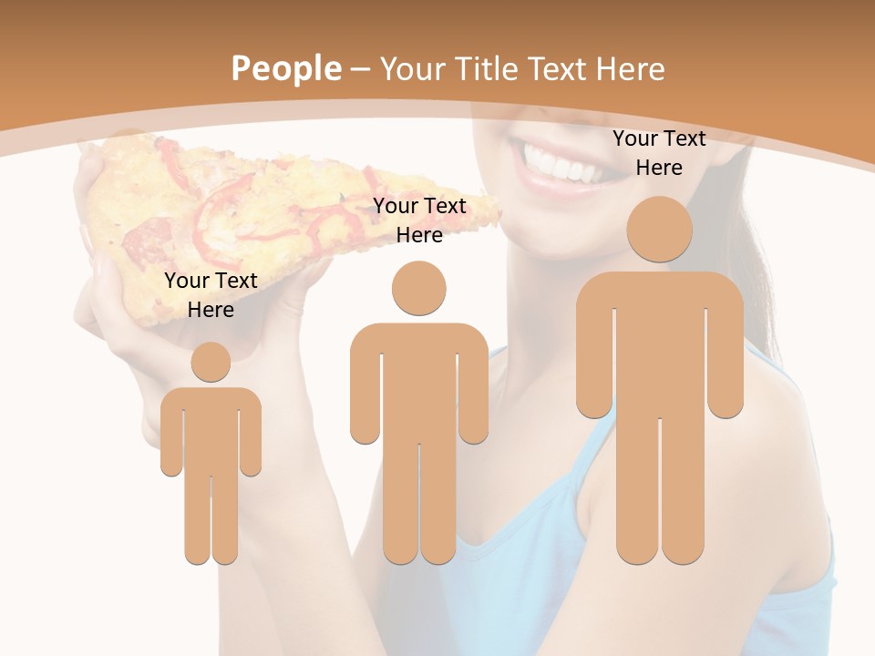 Head Shot Girl Health PowerPoint Template