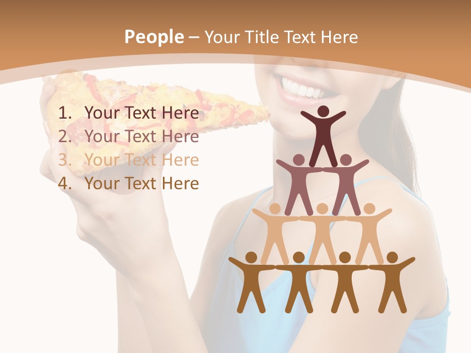 Head Shot Girl Health PowerPoint Template