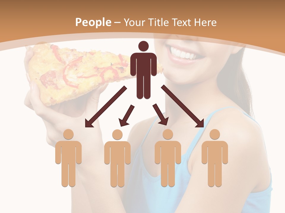 Head Shot Girl Health PowerPoint Template