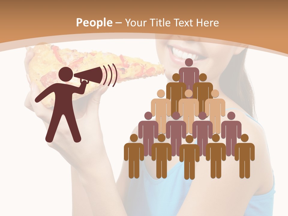 Head Shot Girl Health PowerPoint Template