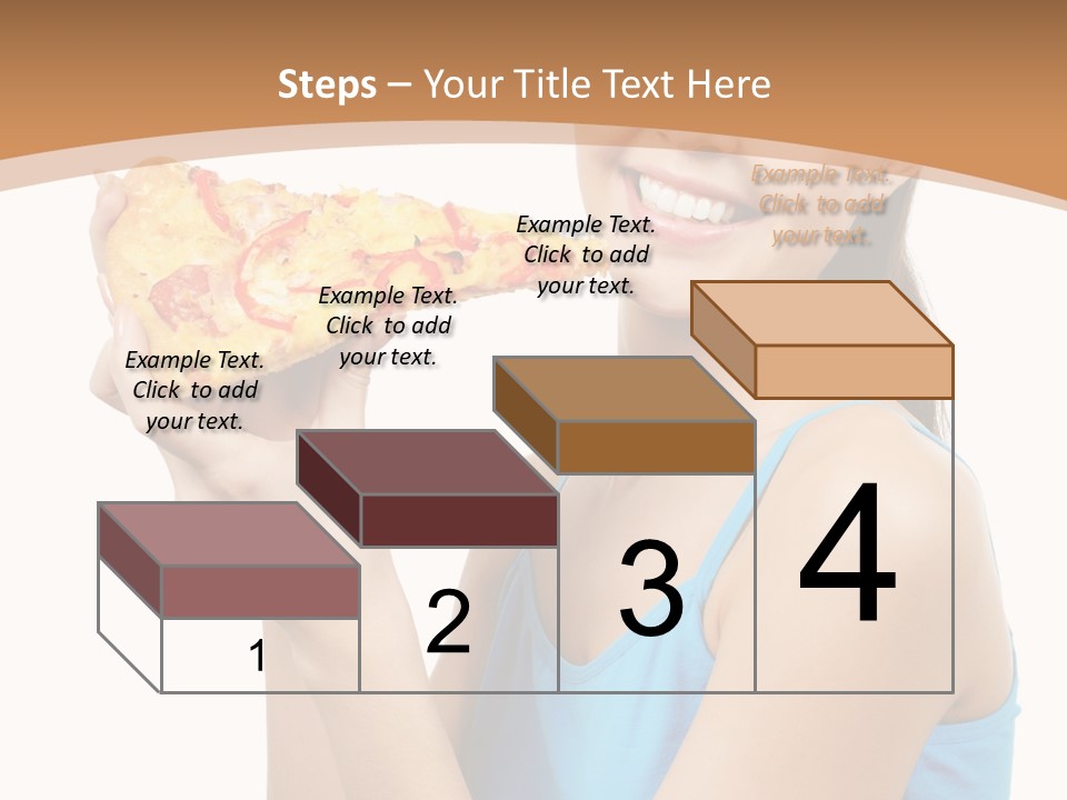 Head Shot Girl Health PowerPoint Template