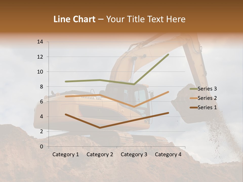 Bulldozer Machinery Excavate PowerPoint Template