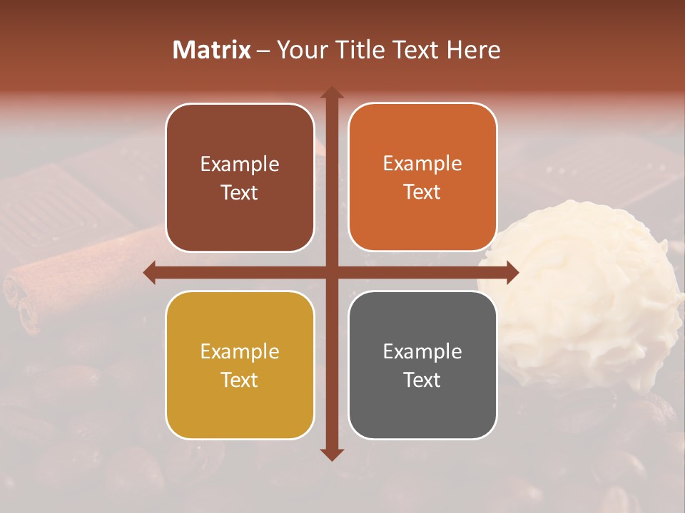 Truffle Christmas Sweet PowerPoint Template