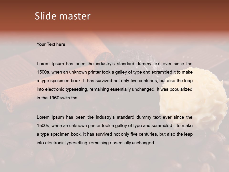 Truffle Christmas Sweet PowerPoint Template