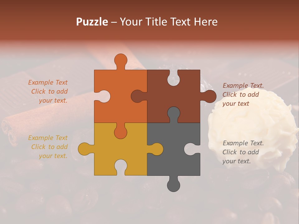 Truffle Christmas Sweet PowerPoint Template