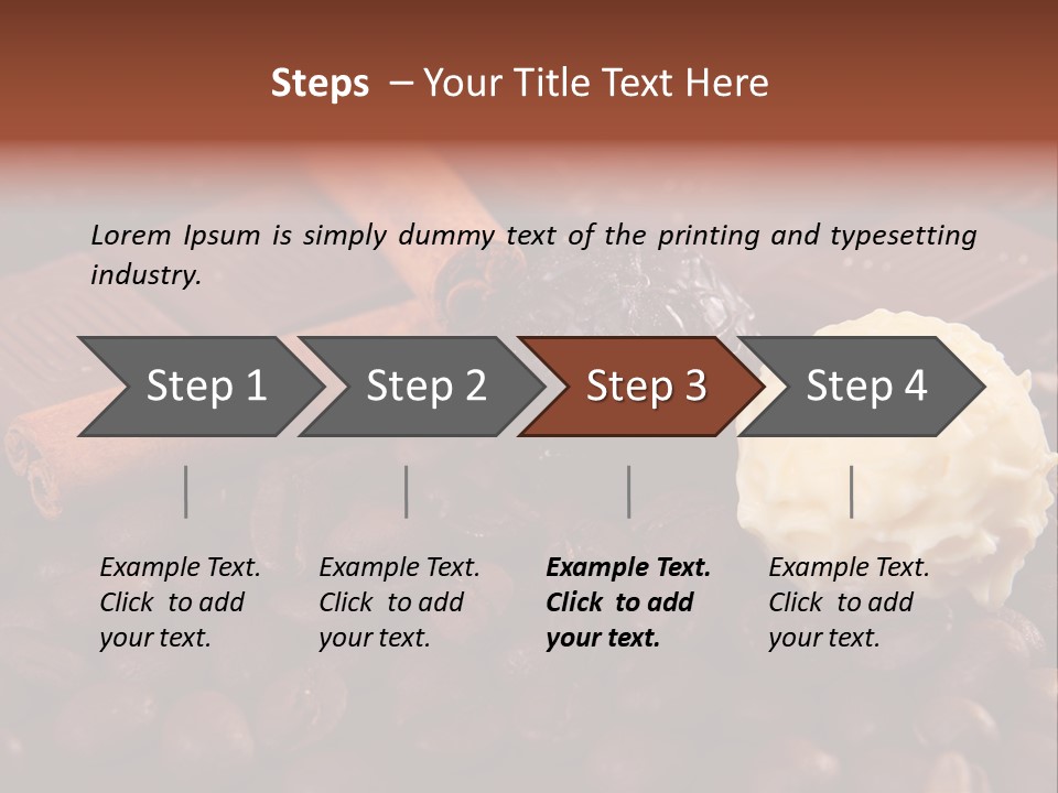 Truffle Christmas Sweet PowerPoint Template