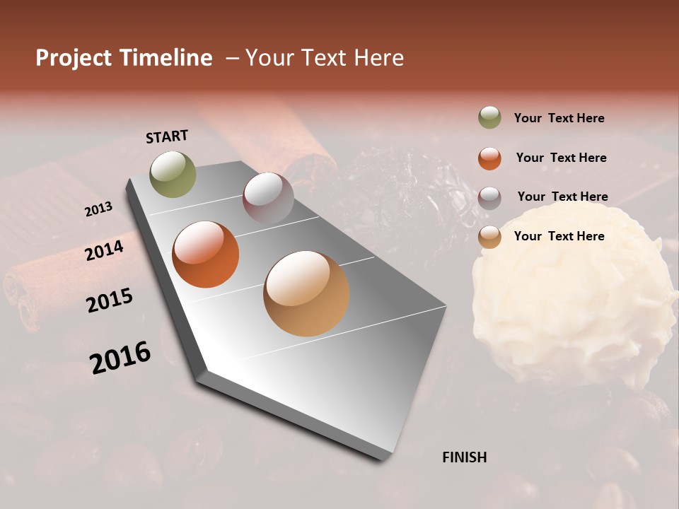Truffle Christmas Sweet PowerPoint Template