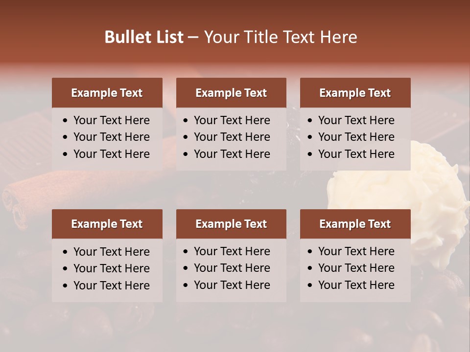 Truffle Christmas Sweet PowerPoint Template