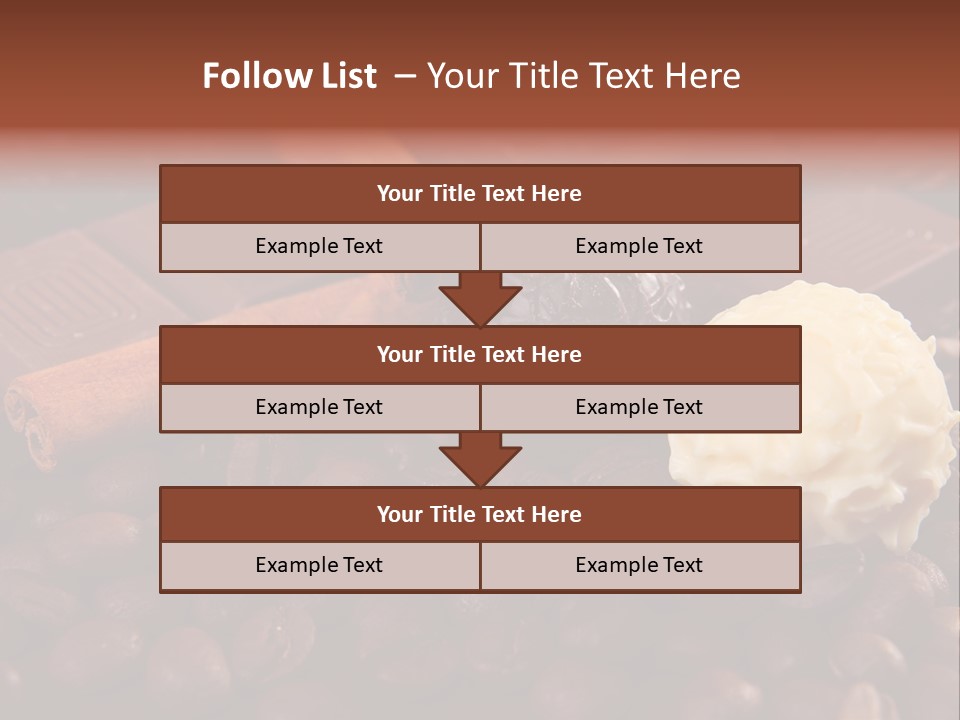 Truffle Christmas Sweet PowerPoint Template