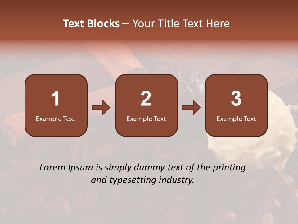 Truffle Christmas Sweet PowerPoint Template