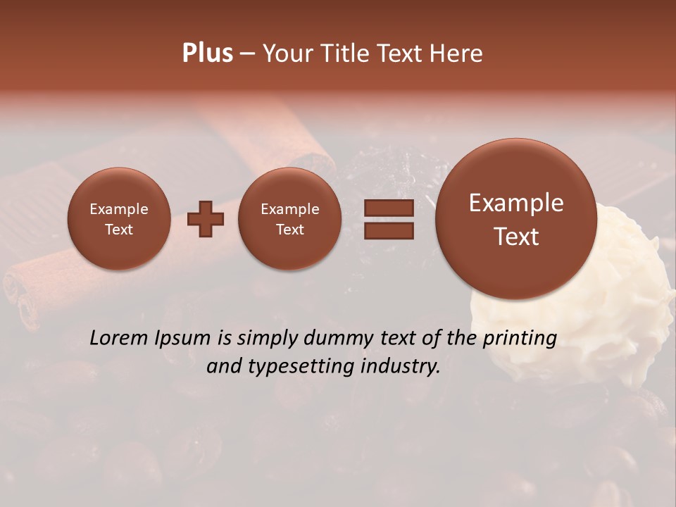 Truffle Christmas Sweet PowerPoint Template