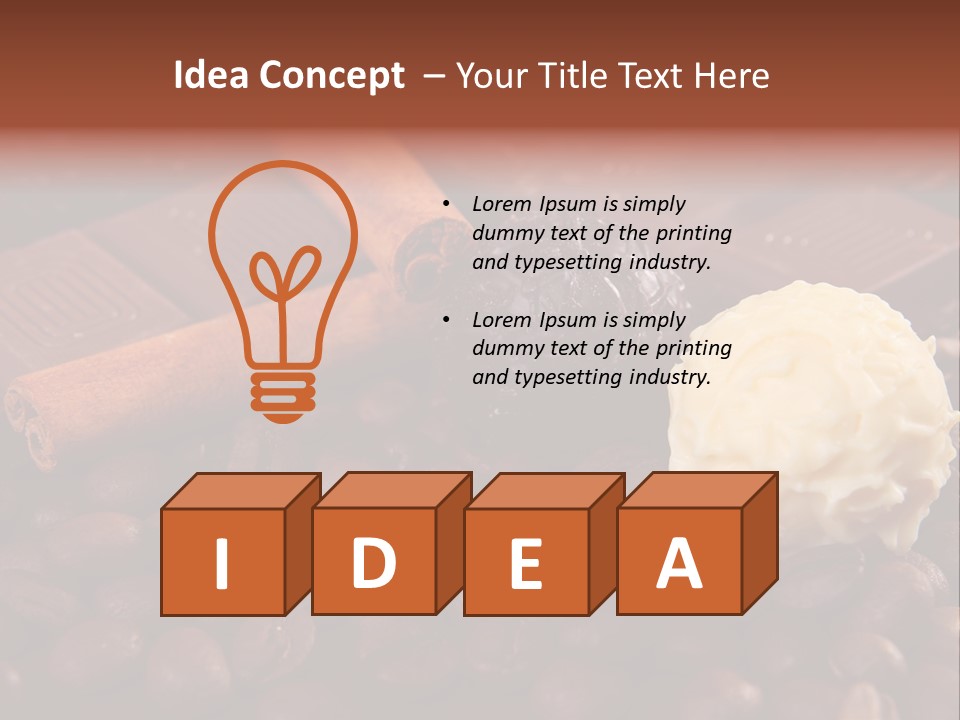 Truffle Christmas Sweet PowerPoint Template