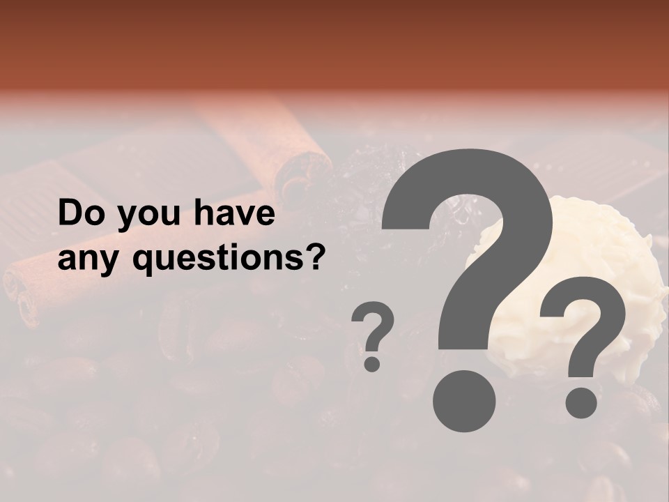 Truffle Christmas Sweet PowerPoint Template