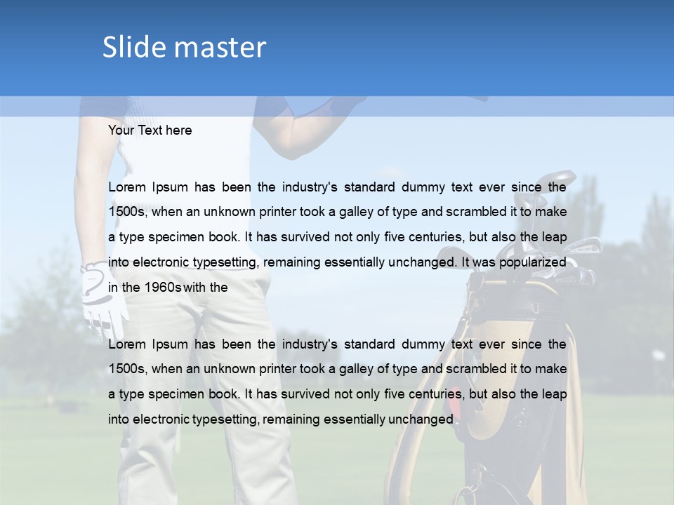 Drug Hobby Gulf PowerPoint Template