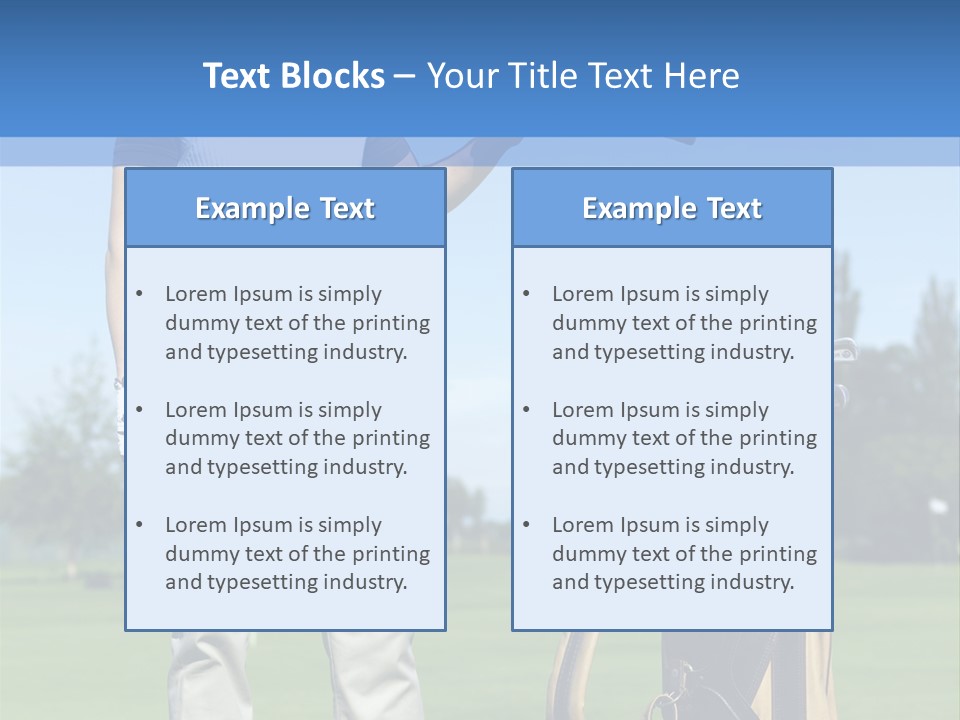Drug Hobby Gulf PowerPoint Template