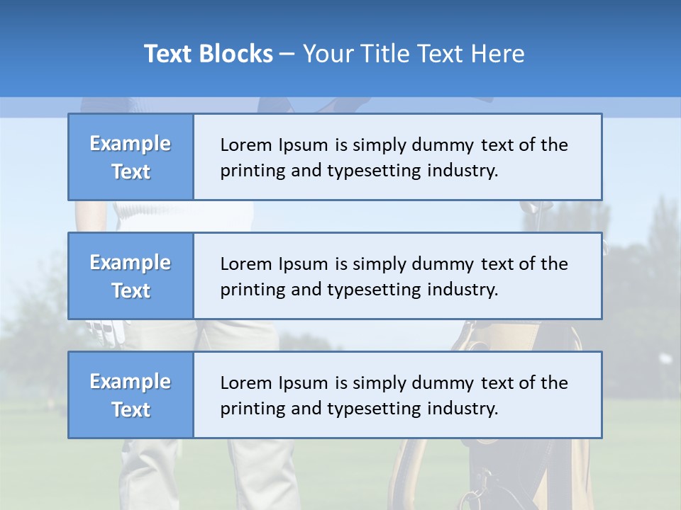 Drug Hobby Gulf PowerPoint Template
