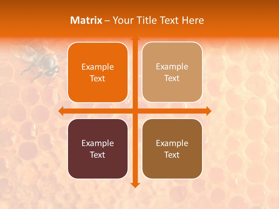Honeycomb Worker Industrious PowerPoint Template
