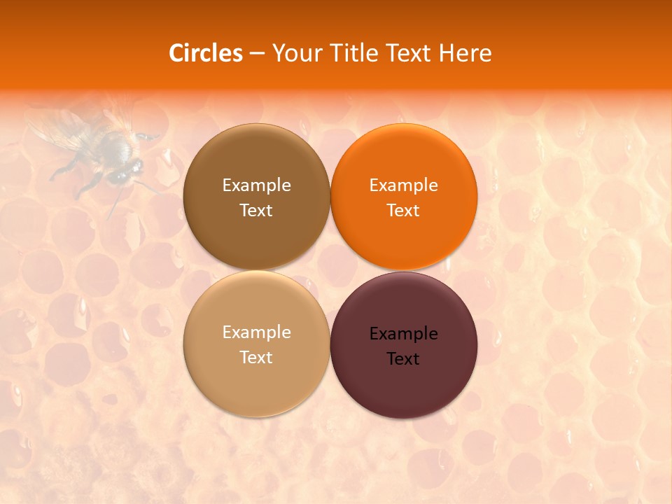 Honeycomb Worker Industrious PowerPoint Template