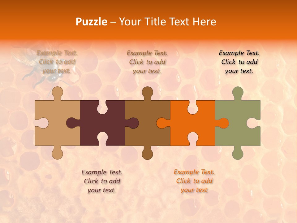 Honeycomb Worker Industrious PowerPoint Template