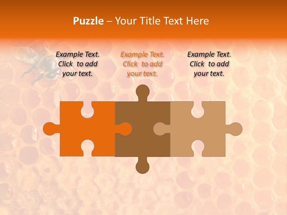 Honeycomb Worker Industrious PowerPoint Template