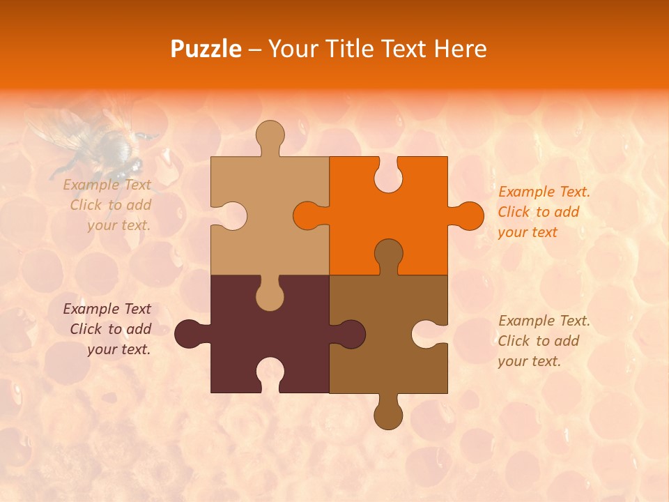 Honeycomb Worker Industrious PowerPoint Template