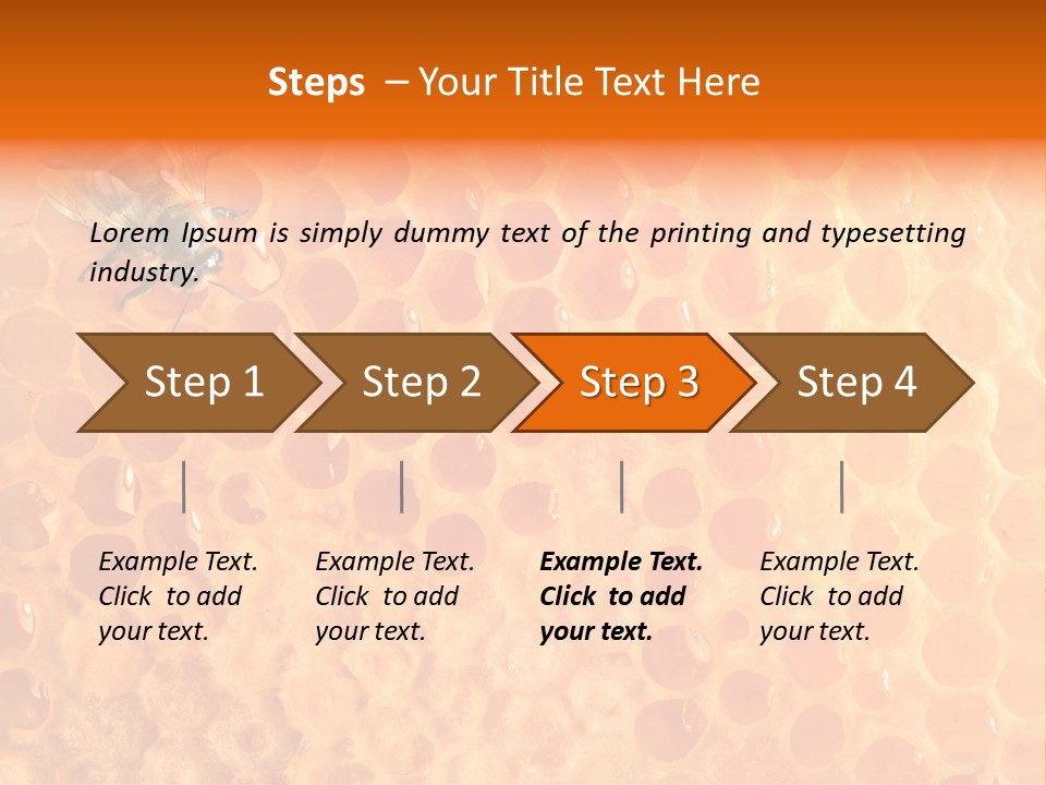Honeycomb Worker Industrious PowerPoint Template