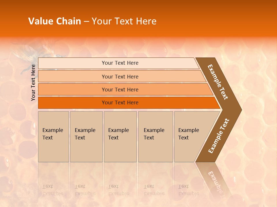 Honeycomb Worker Industrious PowerPoint Template