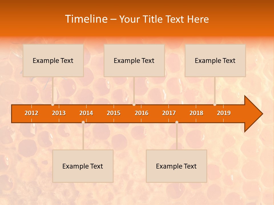 Honeycomb Worker Industrious PowerPoint Template