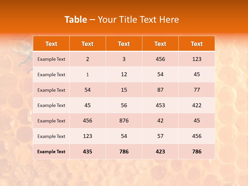 Honeycomb Worker Industrious PowerPoint Template