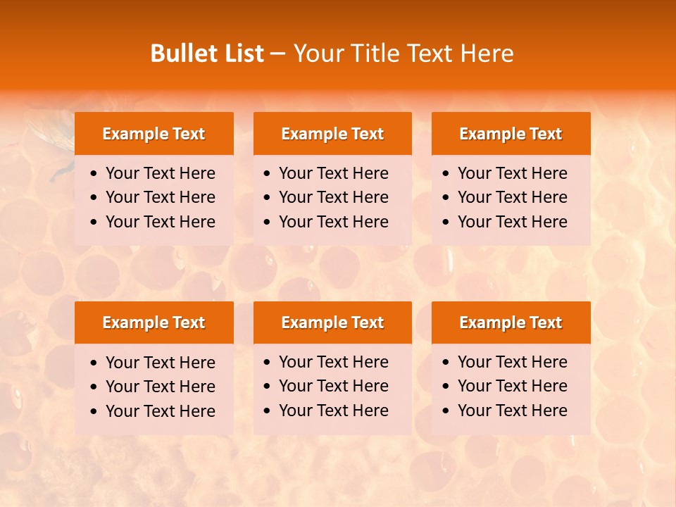 Honeycomb Worker Industrious PowerPoint Template