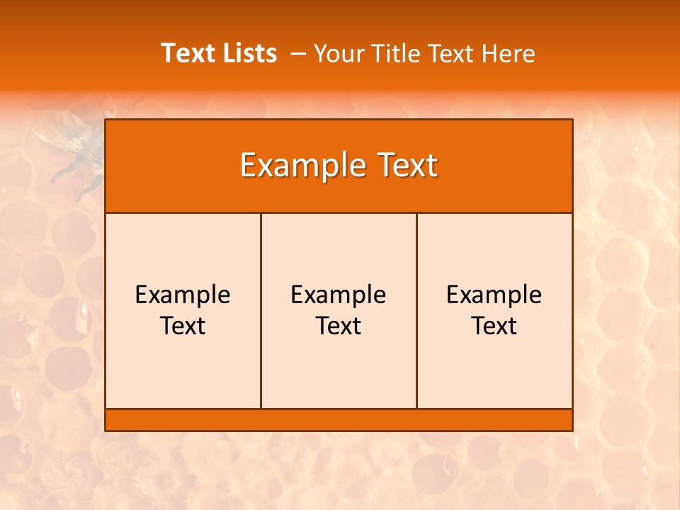 Honeycomb Worker Industrious PowerPoint Template